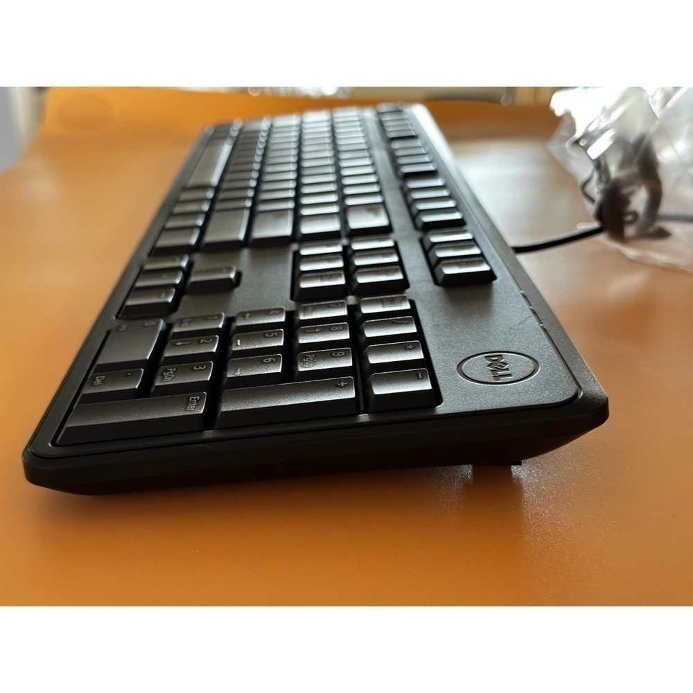 NEW Genuine DELL KB212-B 0DJ454 104-Key USB Quiet Computer Keyboard (Black) NIB